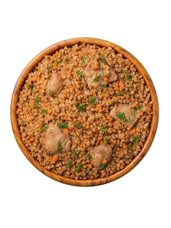 Свинина с гречкой